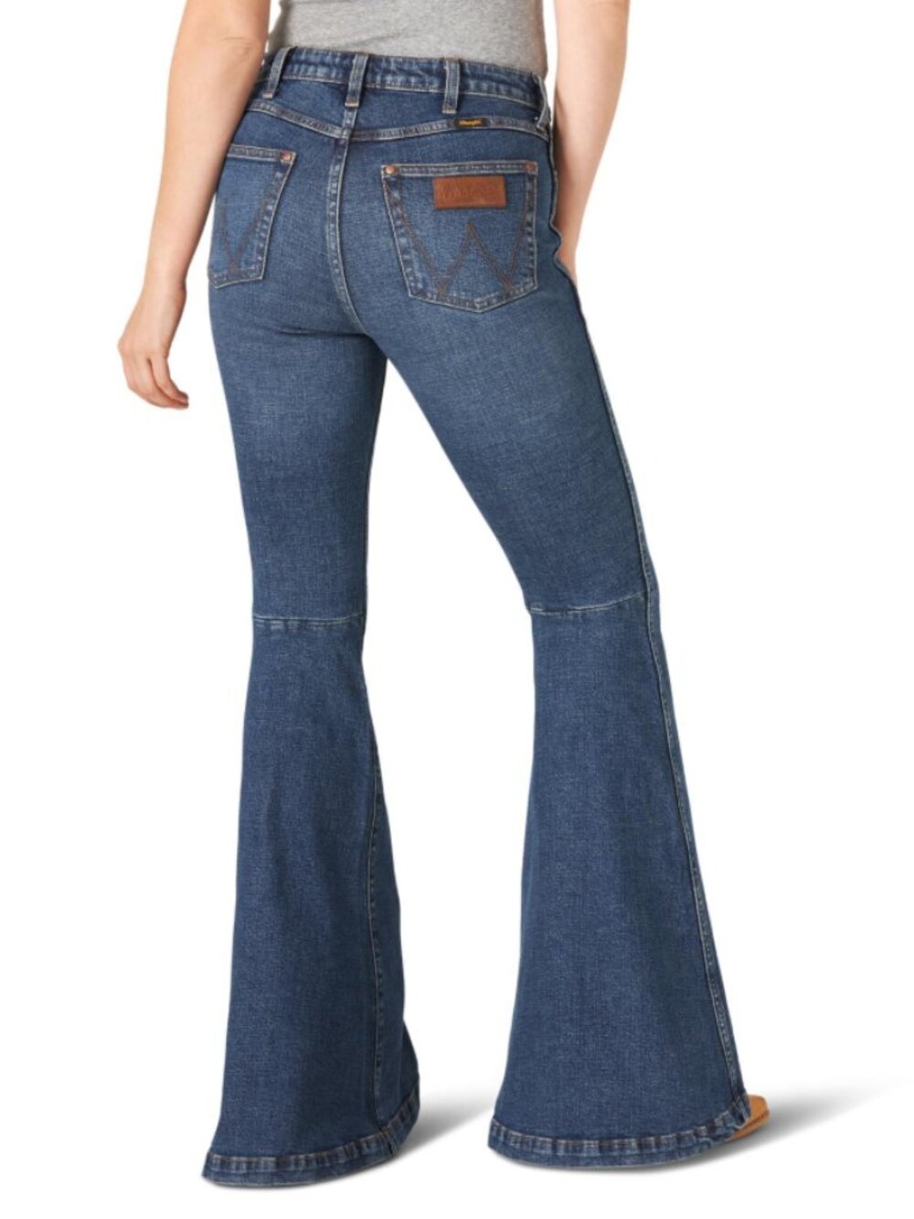 Wrangler High-Rise Flare Jeans - Picture 2 of 6